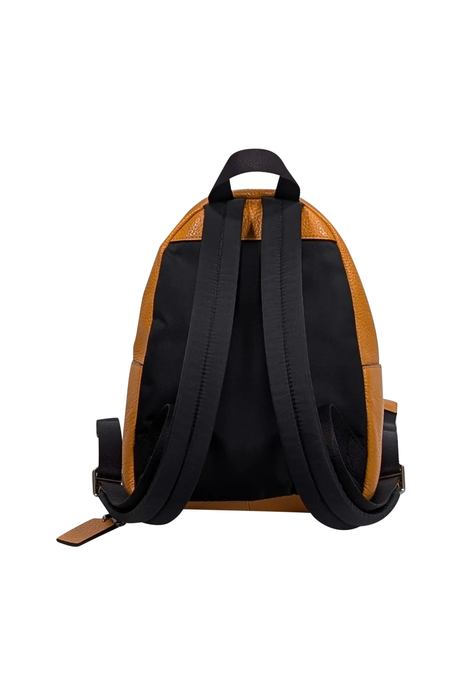 Coach - Dark Yellow Pebbled Leather Mini Backpack