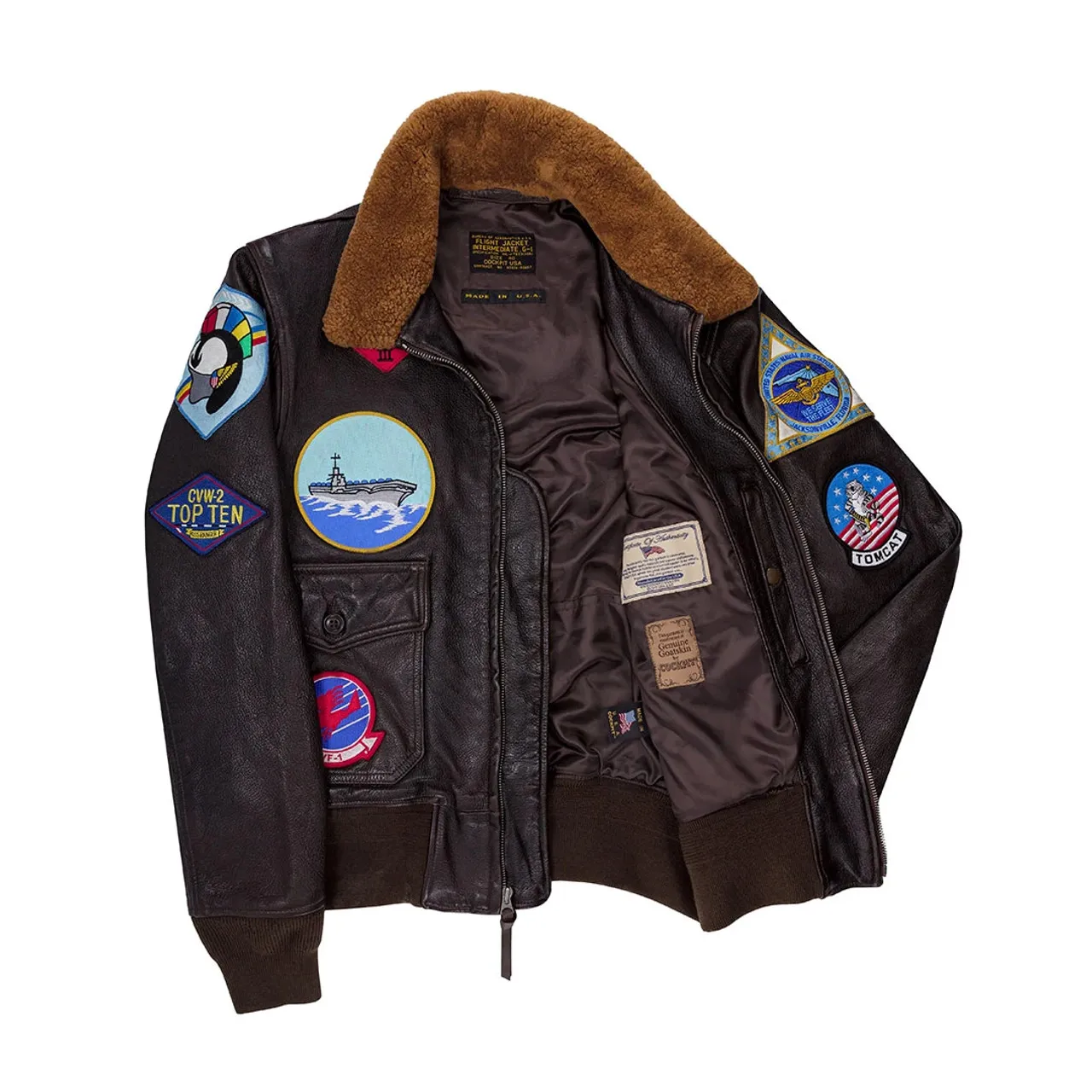 Cockpit USA "Movie Heroes" Top Gun Navy G-1 Jacket