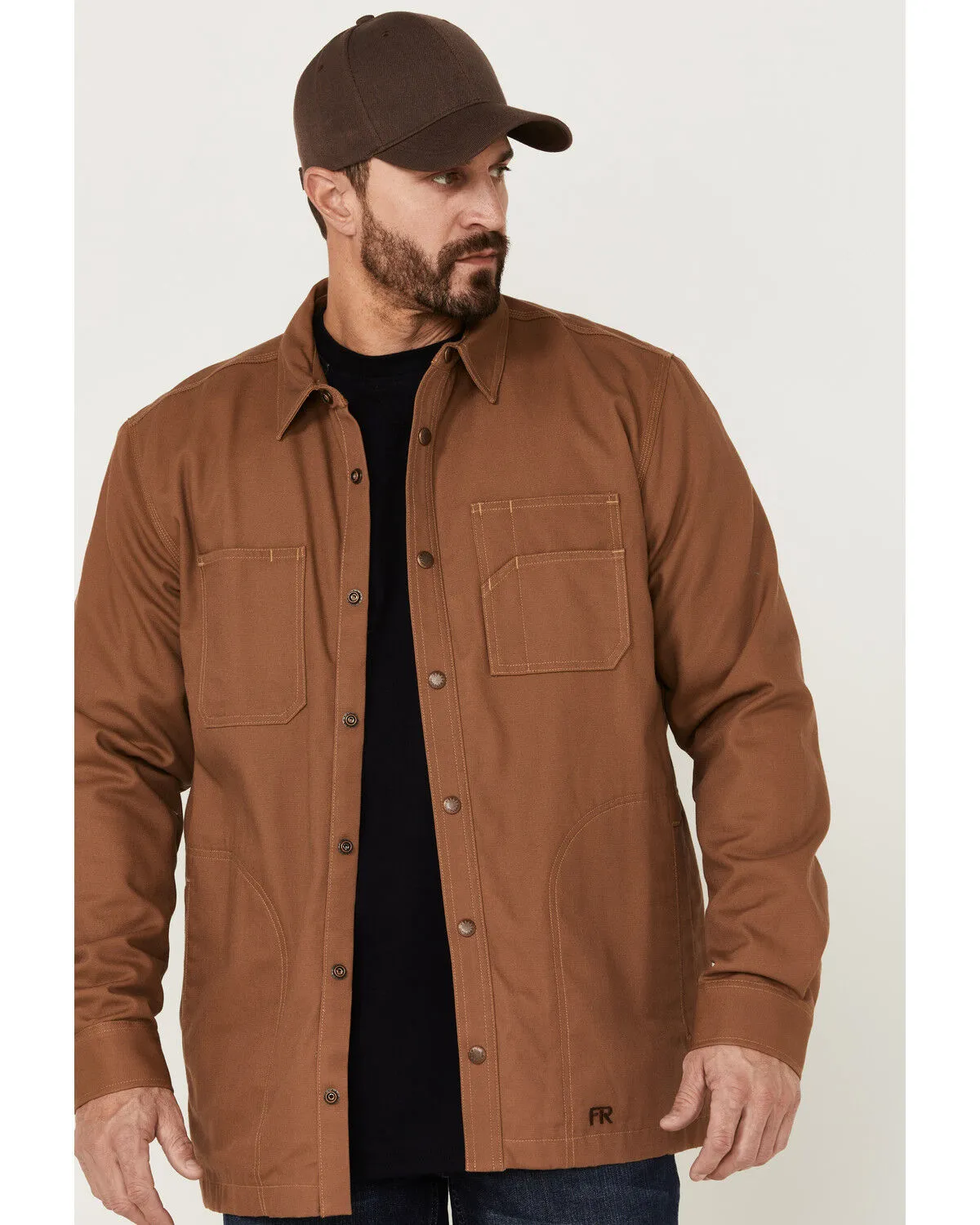 Cody James Men's FR Duck Line Work Snap Shirt Jacket