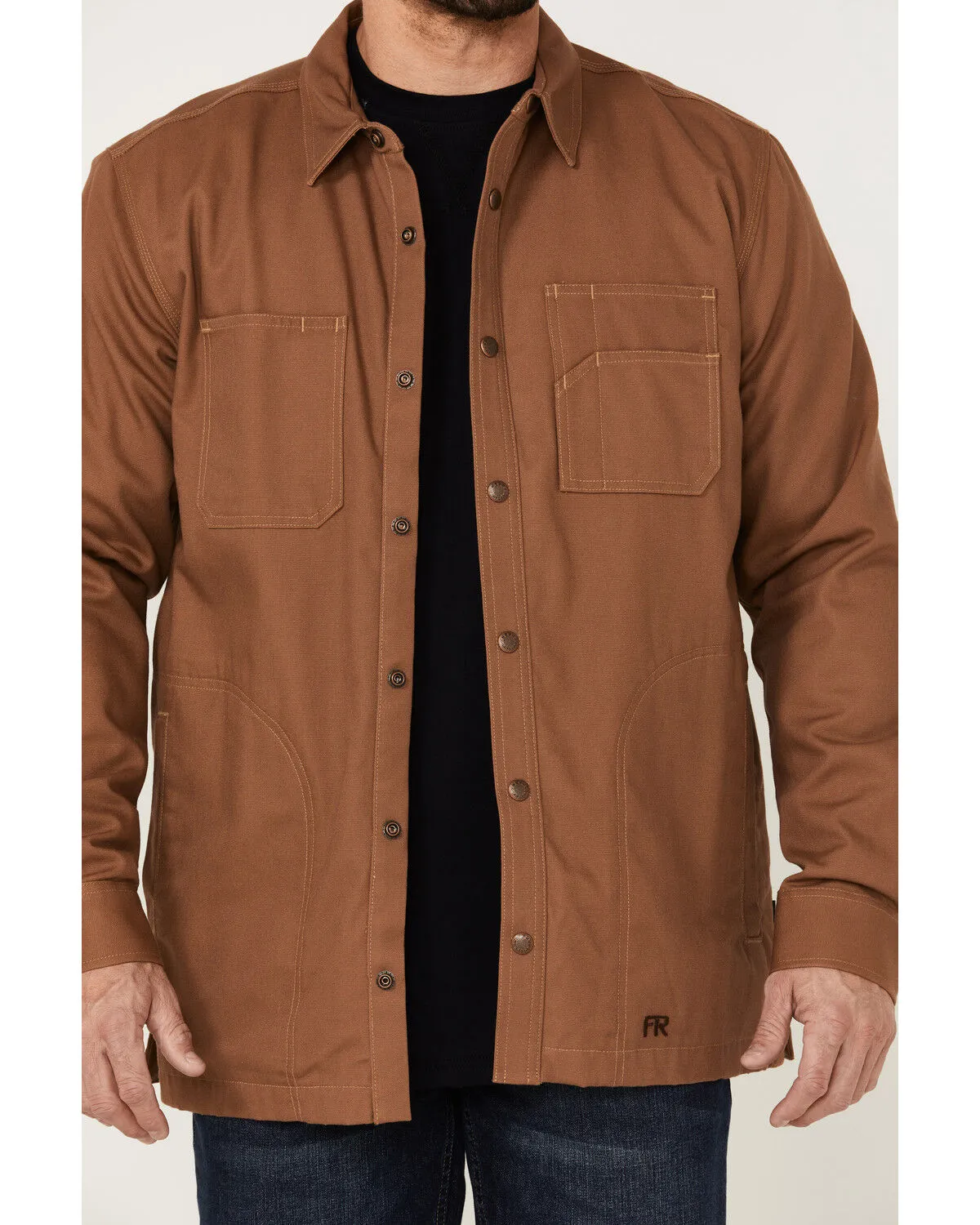 Cody James Men's FR Duck Line Work Snap Shirt Jacket