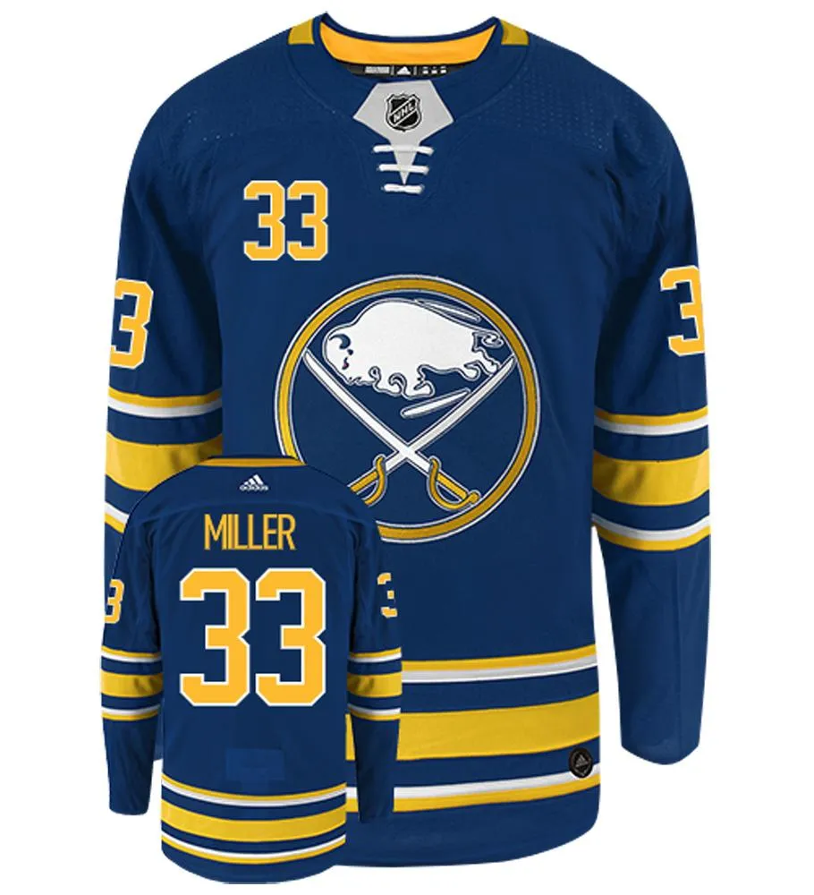 Colin Miller Buffalo Sabres Adidas Authentic Home NHL Hockey Jersey     