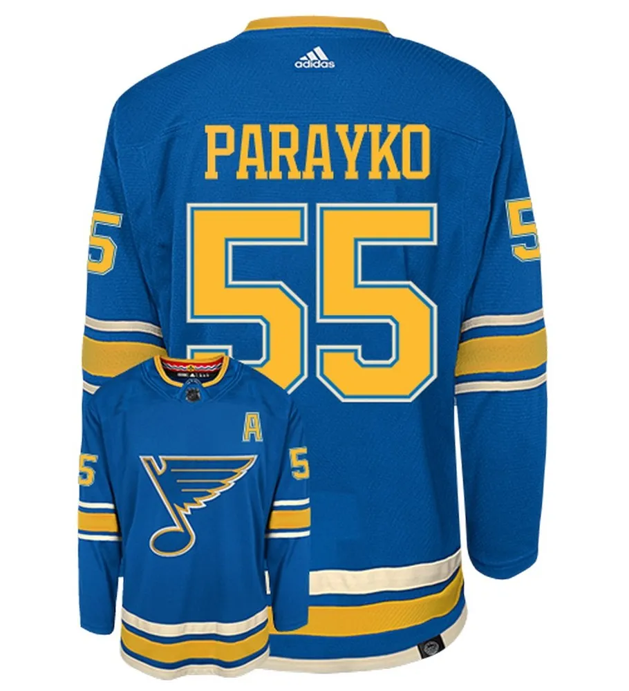 Colton Parayko St Louis Blues Adidas Primegreen Authentic NHL Hockey Jersey     