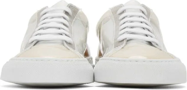 Common Projects White Clear Achilles Low Sneakers