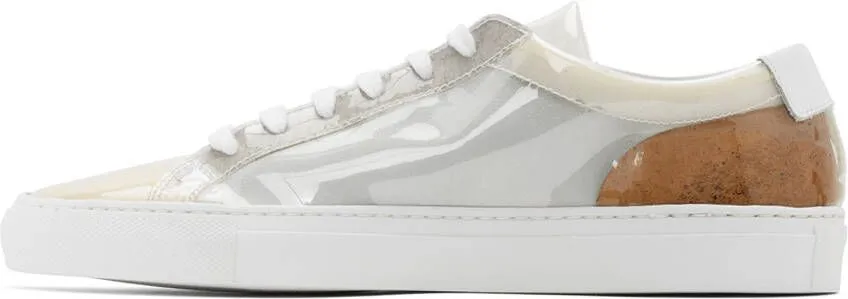 Common Projects White Clear Achilles Low Sneakers