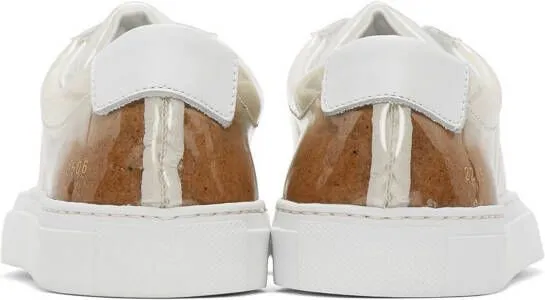 Common Projects White Clear Achilles Low Sneakers