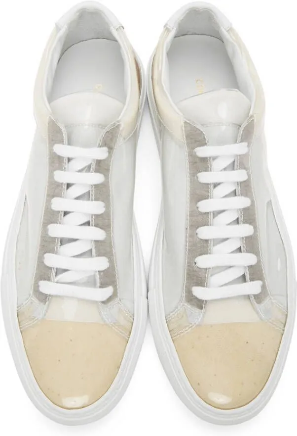 Common Projects White Clear Achilles Low Sneakers