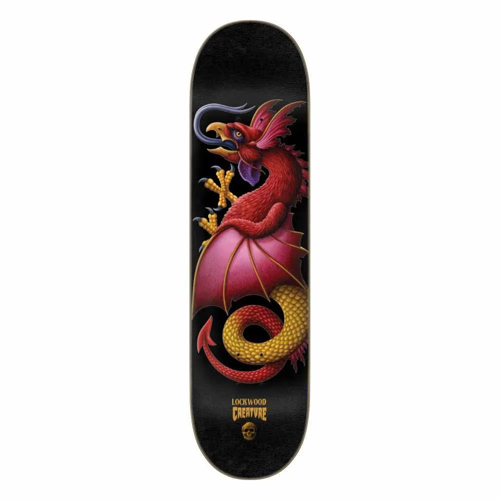 Creature Pro Skateboard Deck Lockwood Crest Black/Multi 8.25