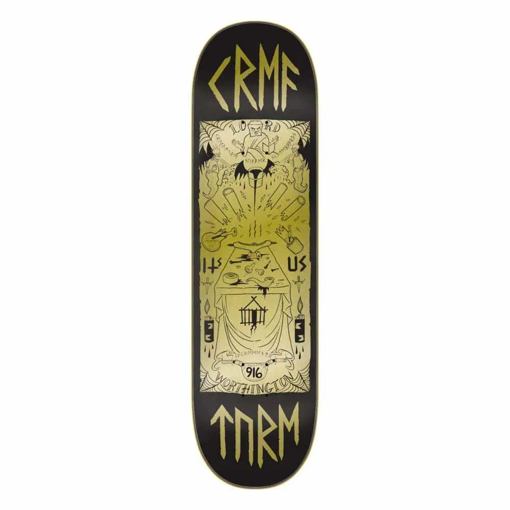 Creature Pro Skateboard Deck Worthington Altar Black/Gold 8.6