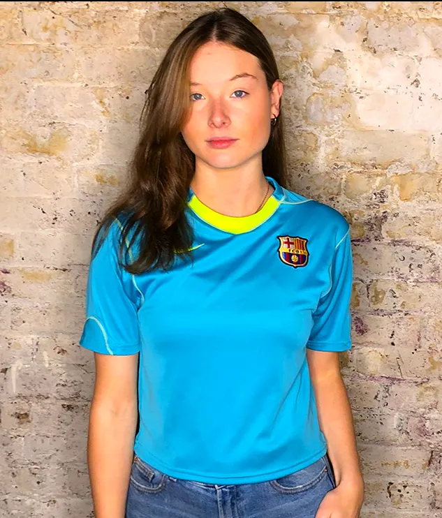 Crop Football Shirt