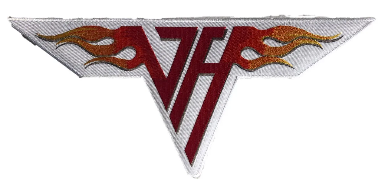 Custom Hockey Jerseys with a Van Halen Embroidered Twill Logo