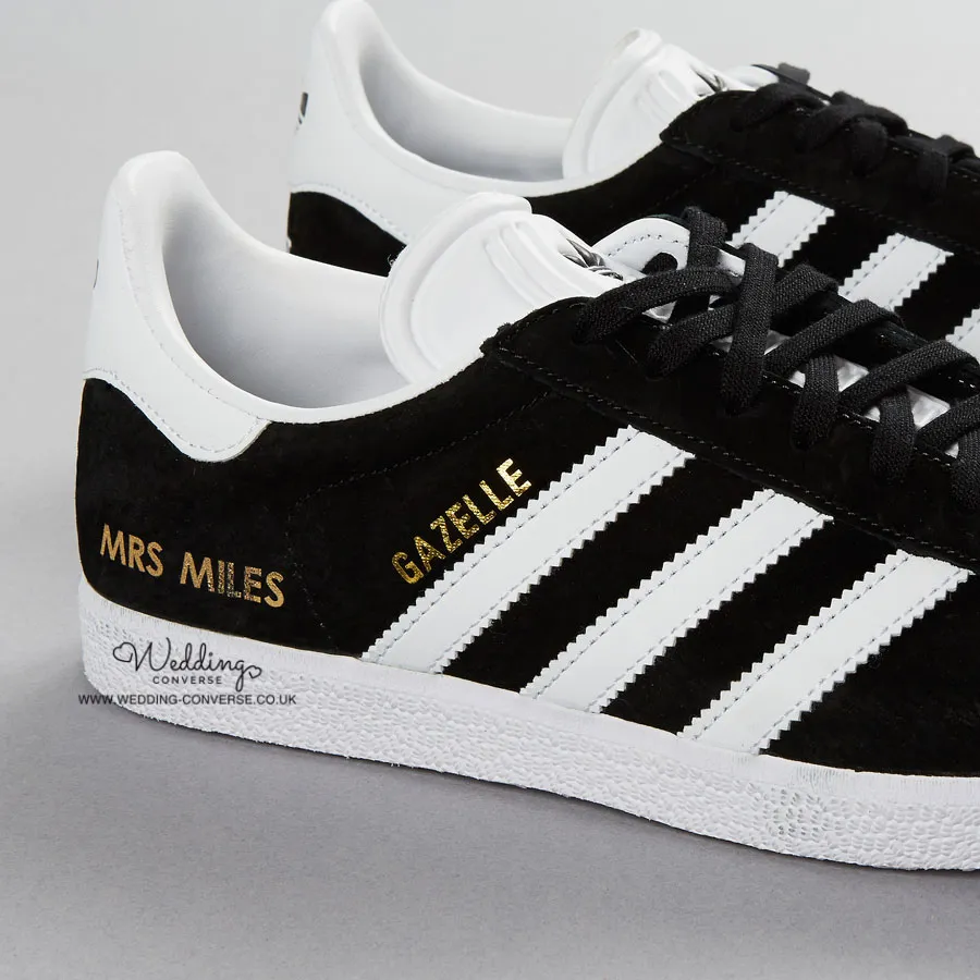 Customised Mrs Adidas Wedding Trainers Gazelle