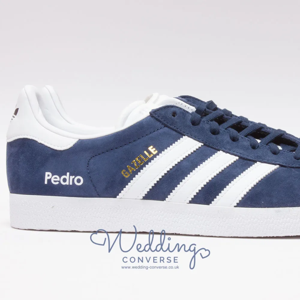 Customised Mrs Adidas Wedding Trainers Gazelle