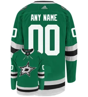 Customizable Dallas Stars Adidas Primegreen Authentic NHL Hockey Jersey     