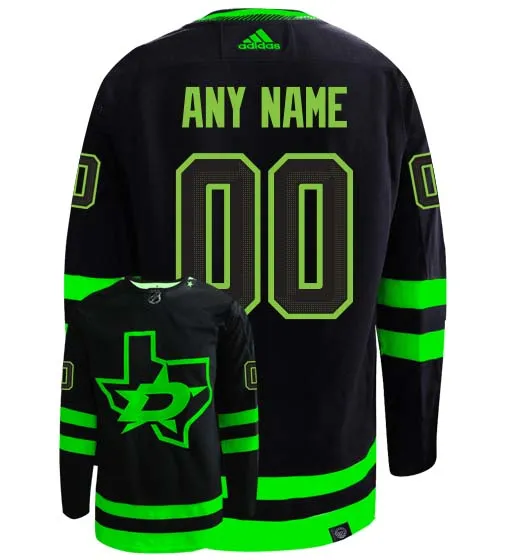 Customizable Dallas Stars Adidas Primegreen Authentic NHL Hockey Jersey     