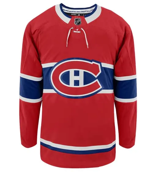 Customizable Montreal Canadiens Adidas Primegreen Authentic NHL Hockey Jersey     