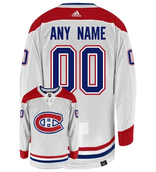 Customizable Montreal Canadiens Adidas Primegreen Authentic NHL Hockey Jersey     