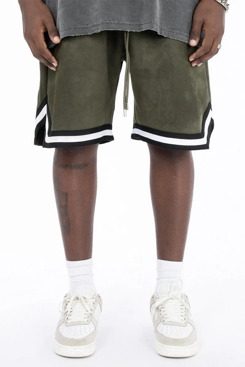 CZ Suede Basketball Shorts