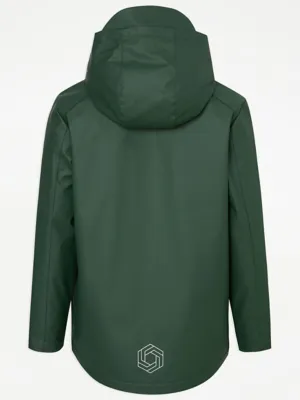 Dark Green Shower Resistant Jacket | Kids | George at ASDA