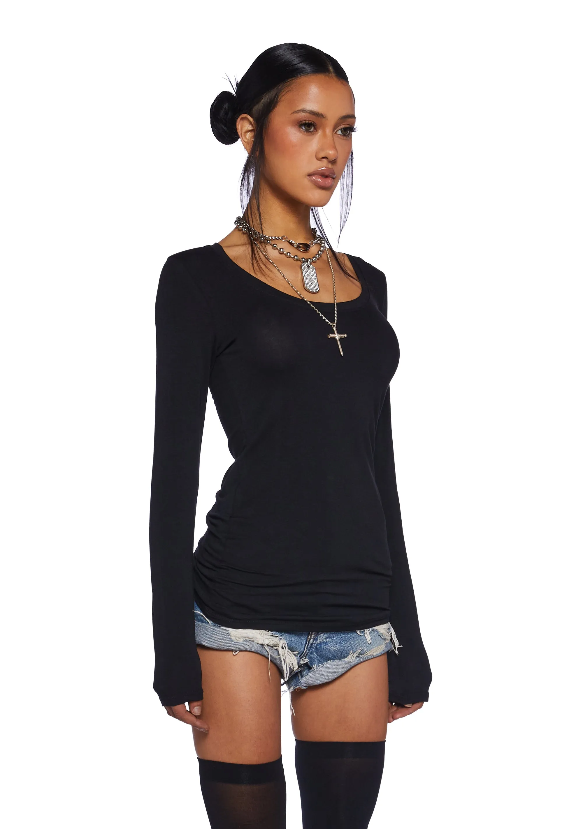 Darker Color Baseball Tee-