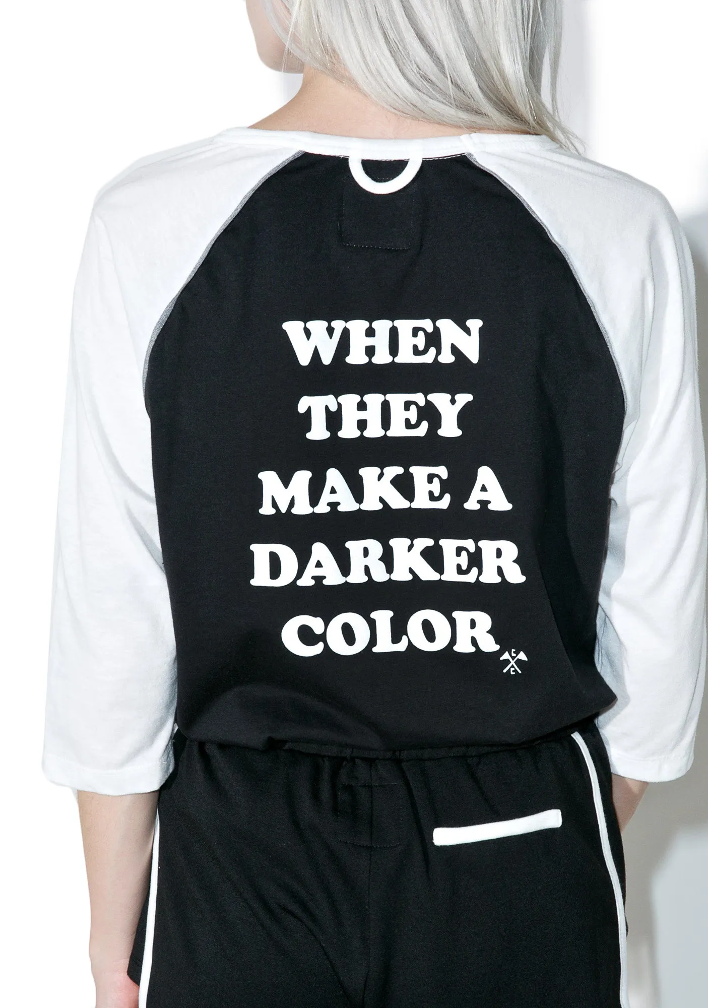 Darker Color Baseball Tee-