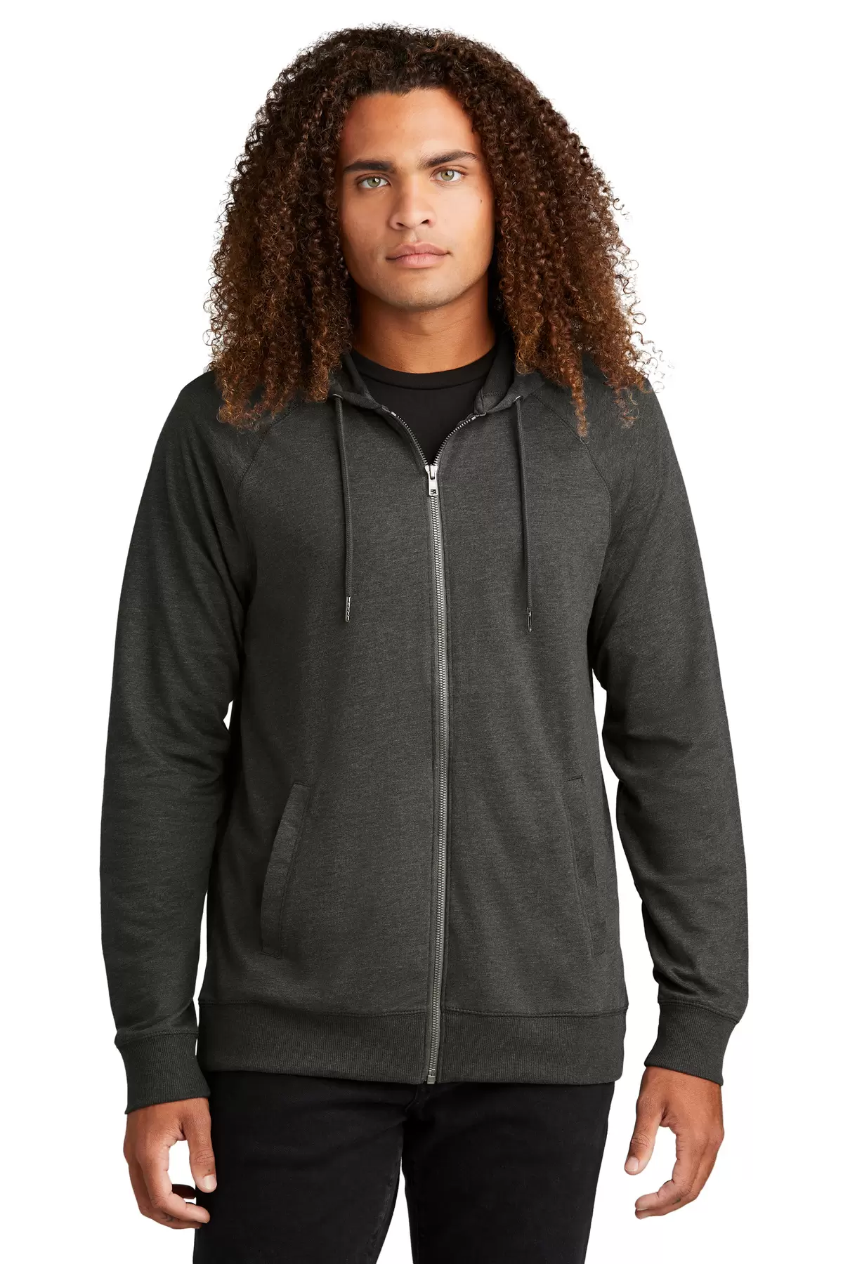 District Clothing DT573 District Featherweight French Terry Full-Zip Hoodie SKU: DT573