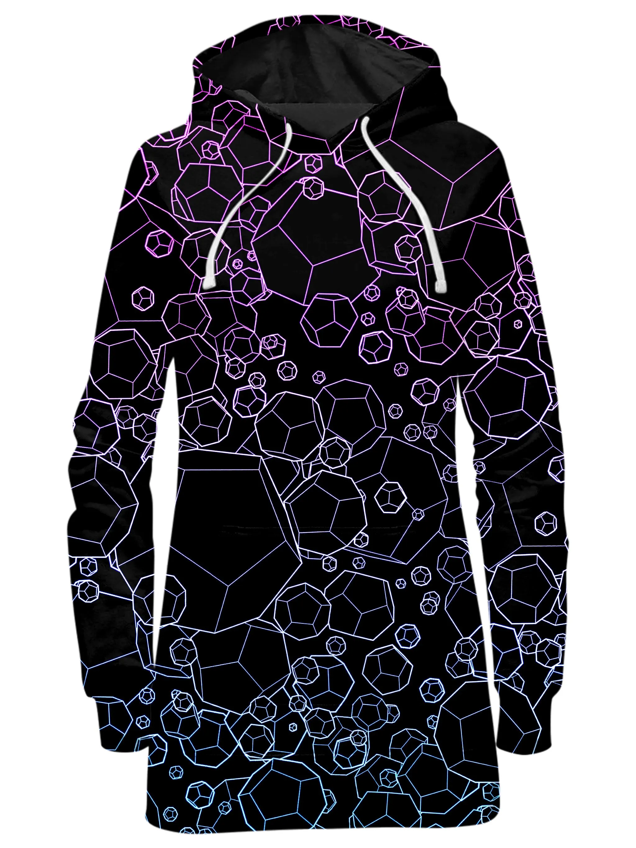 Dodecahedron Madness Cold Hoodie Dress and Leggings Combo