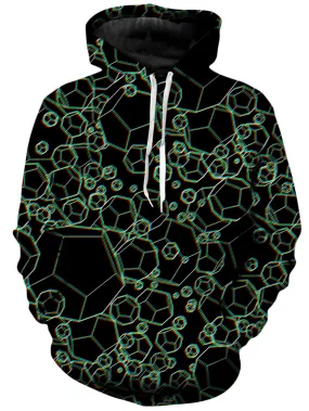 Dodecahedron Madness Glitch Unisex Hoodie