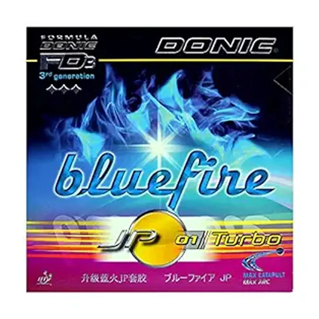 Donic Blue Fire JP01 Turbo Table Tennis Racquet Rubber - Black