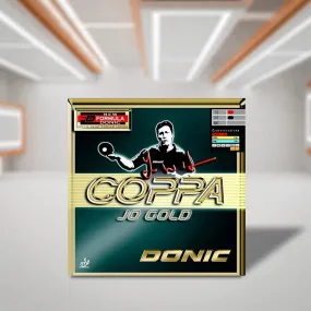 Donic Coppa JO Gold Table Tennis Racquet Rubber - Black