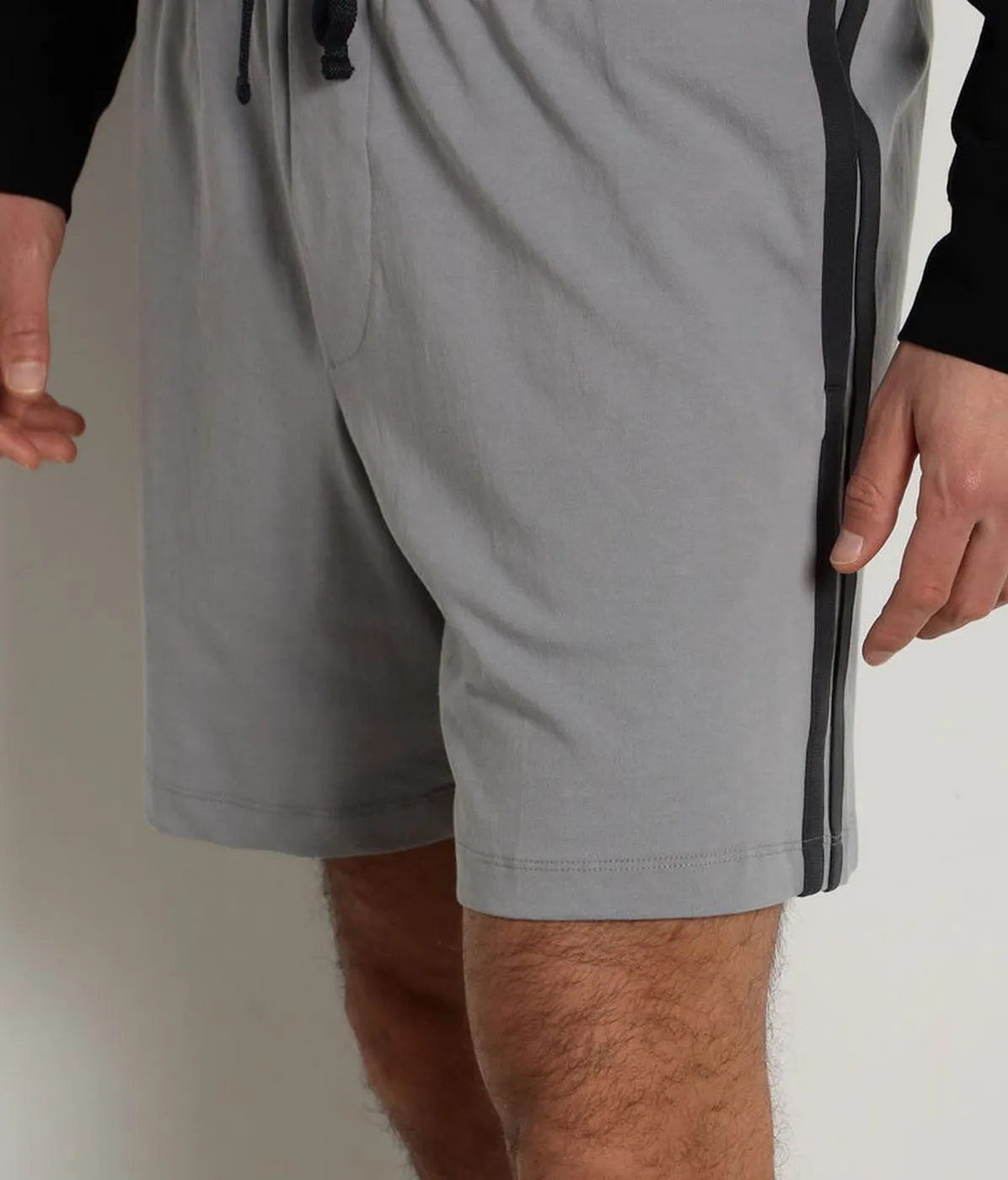 Double Stripe Basketball Short-Whiskey