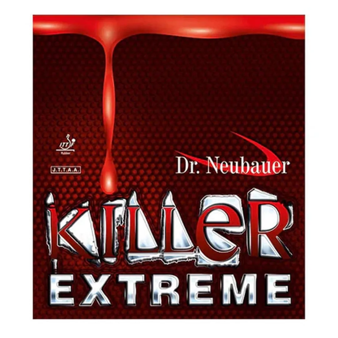 Dr. Neubauer Killer Extreme 1.8 Table Tennis Racquet Rubber - Black