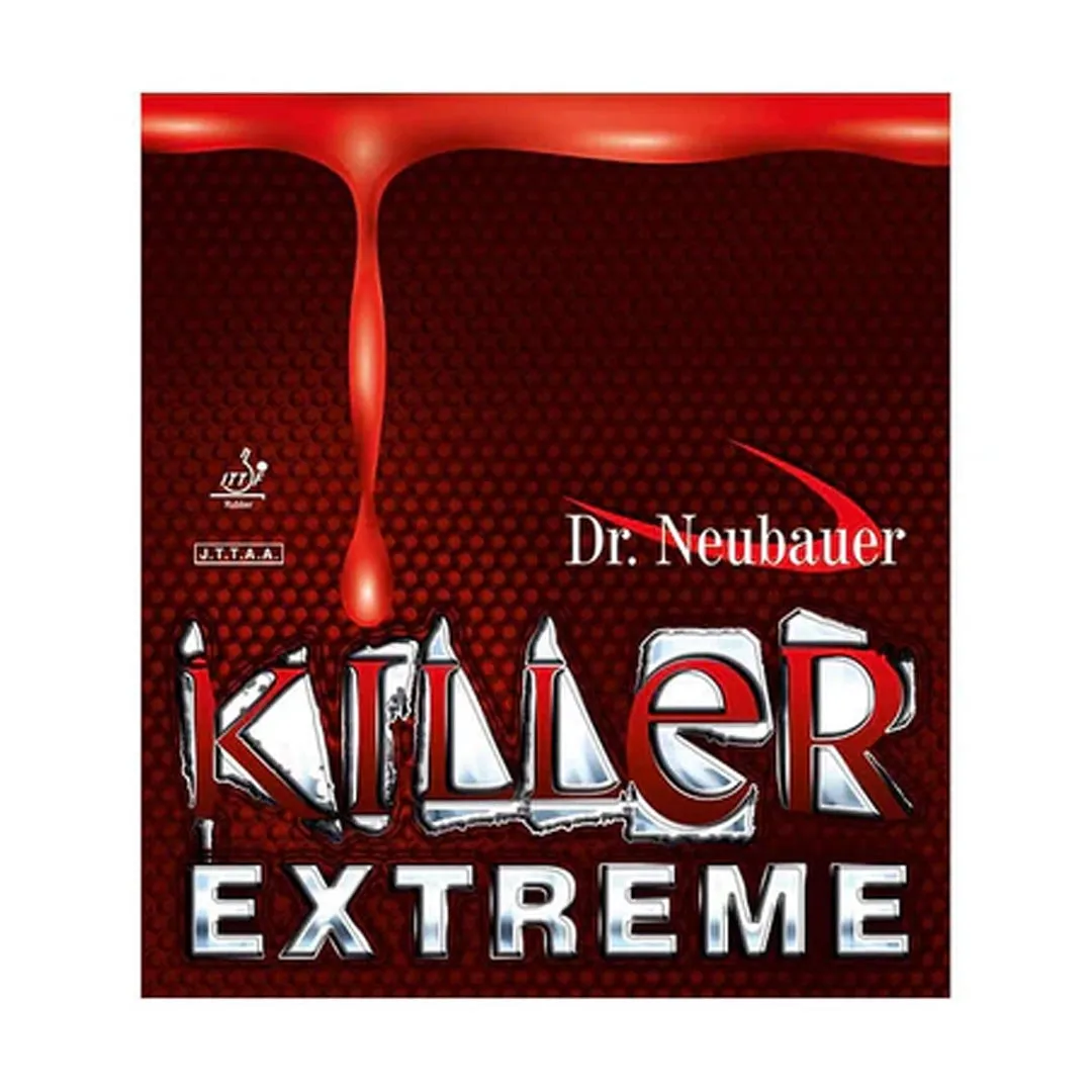 Dr. Neubauer Killer Extreme 2.0 Table Tennis Racquet Rubber - Black