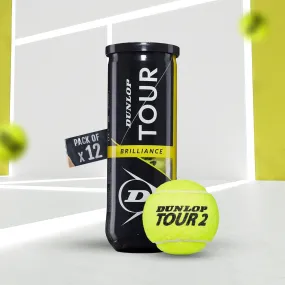 Dunlop Tour Brilliance Tennis Balls Can (36 Balls)