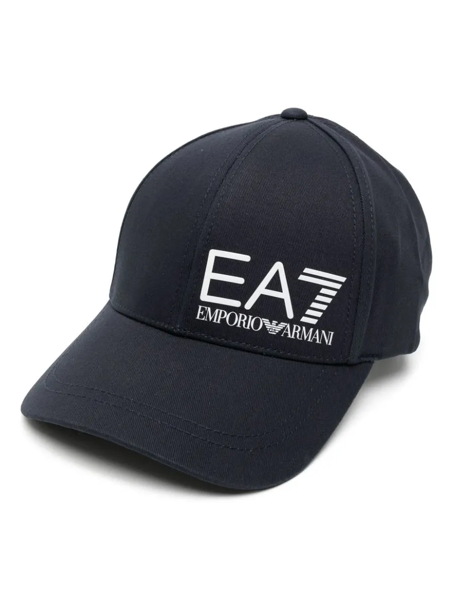 Ea7    Ea7 Logo Cotton Baseball Cap