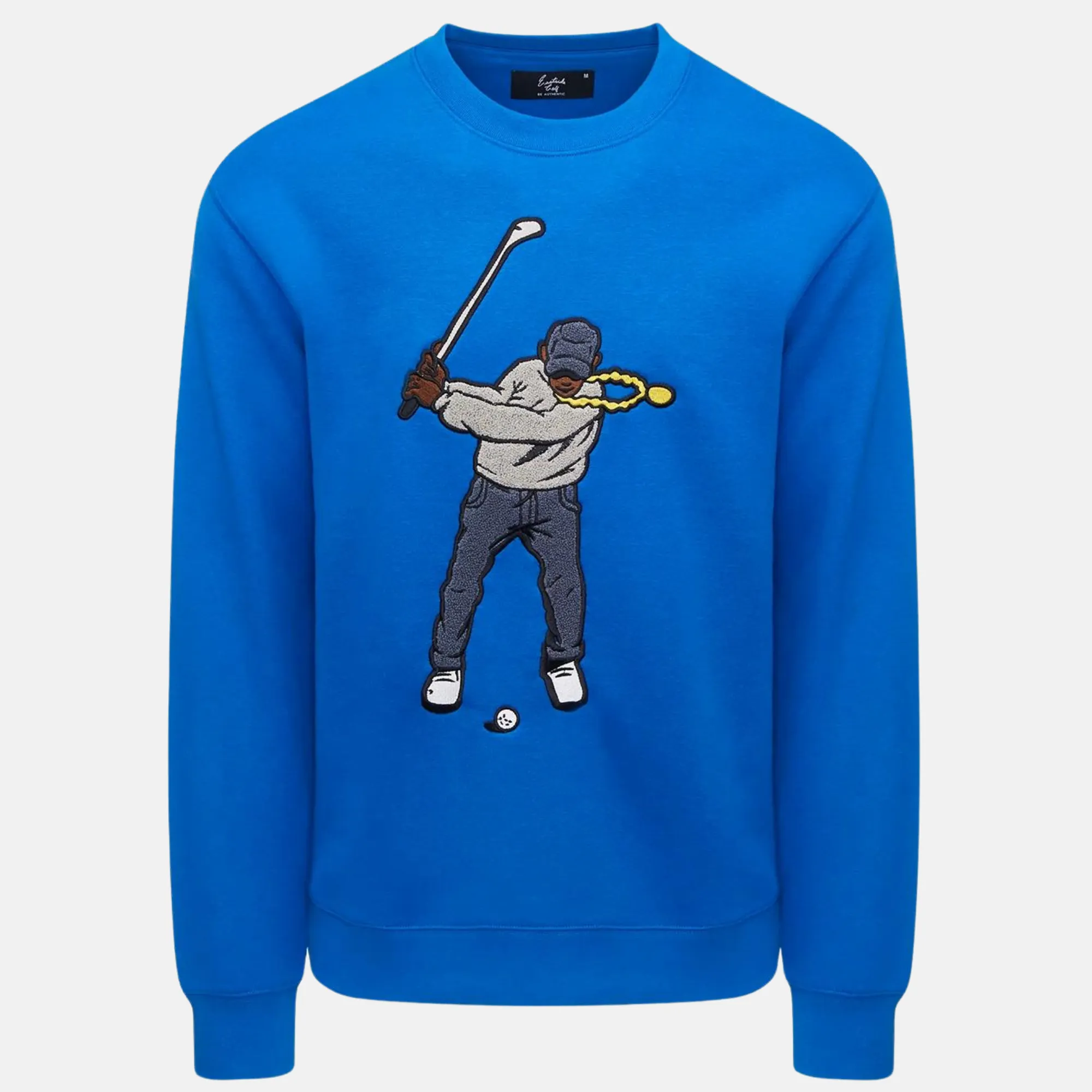 Eastside Golf Core Royal Blue Fleece Swingman Crew