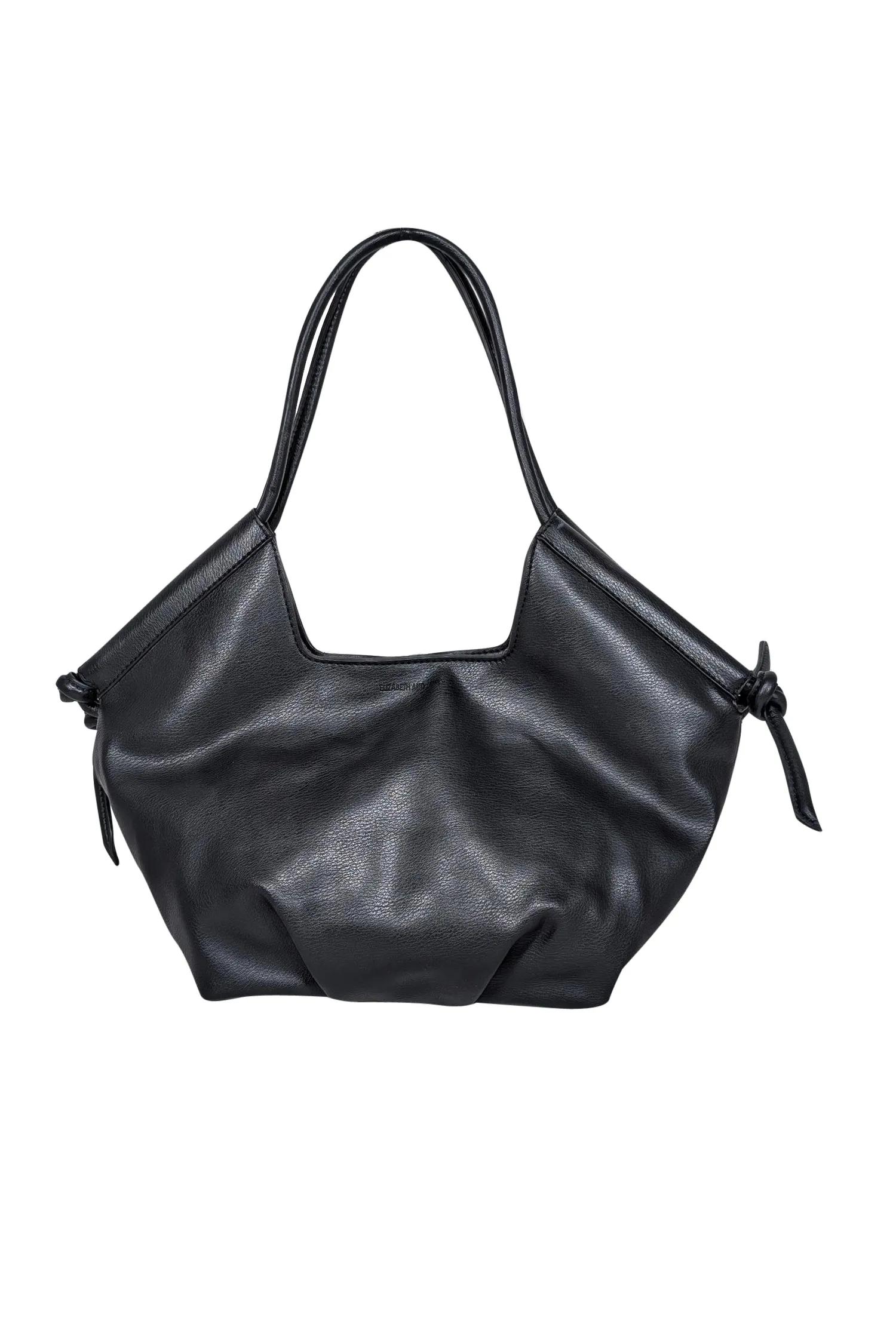 Elizabeth & James - Black Leather Large Shoulder Bag