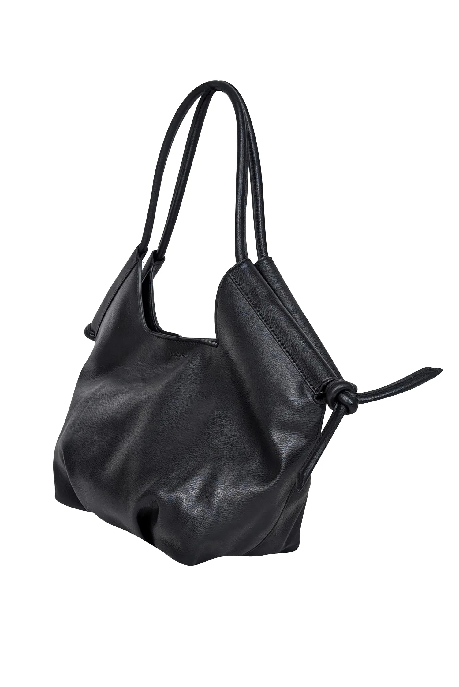 Elizabeth & James - Black Leather Large Shoulder Bag