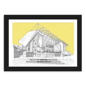 Elland Road, Leeds United Football Stadium Print