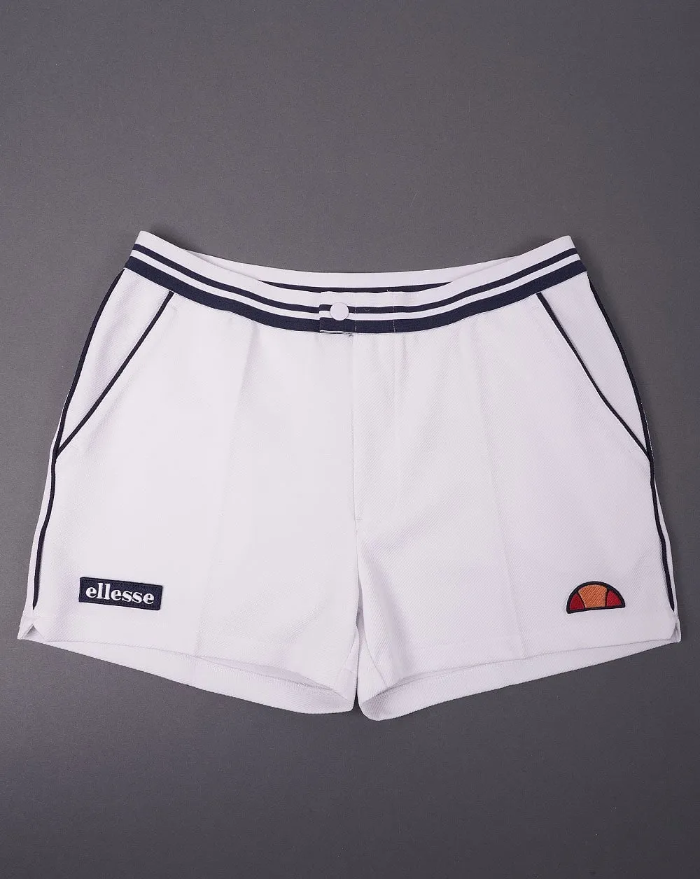 Ellesse 80s Tennis Shorts White/Navy