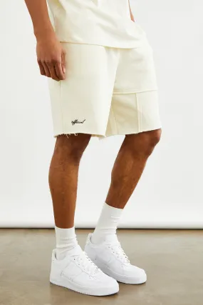 Embroidered Baseball Short | boohooMAN UK