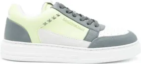 Emporio Armani ASV Regenerated leather sneakers Green