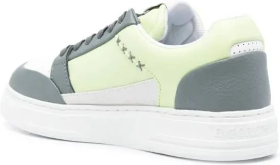 Emporio Armani ASV Regenerated leather sneakers Green