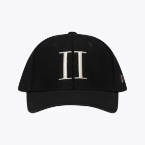 Encore Wool Baseball Cap (Black + Ivory)