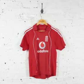 England 2008 Cricket ODI Training Shirt - Red - S