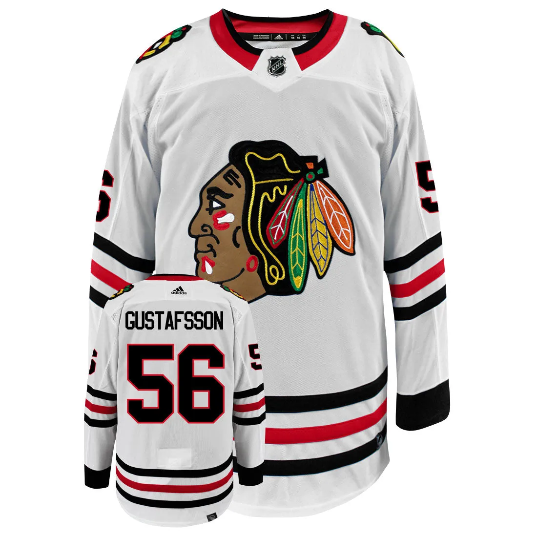 Erik Gustafsson Chicago Blackhawks Adidas Primegreen Authentic NHL Hockey Jersey     