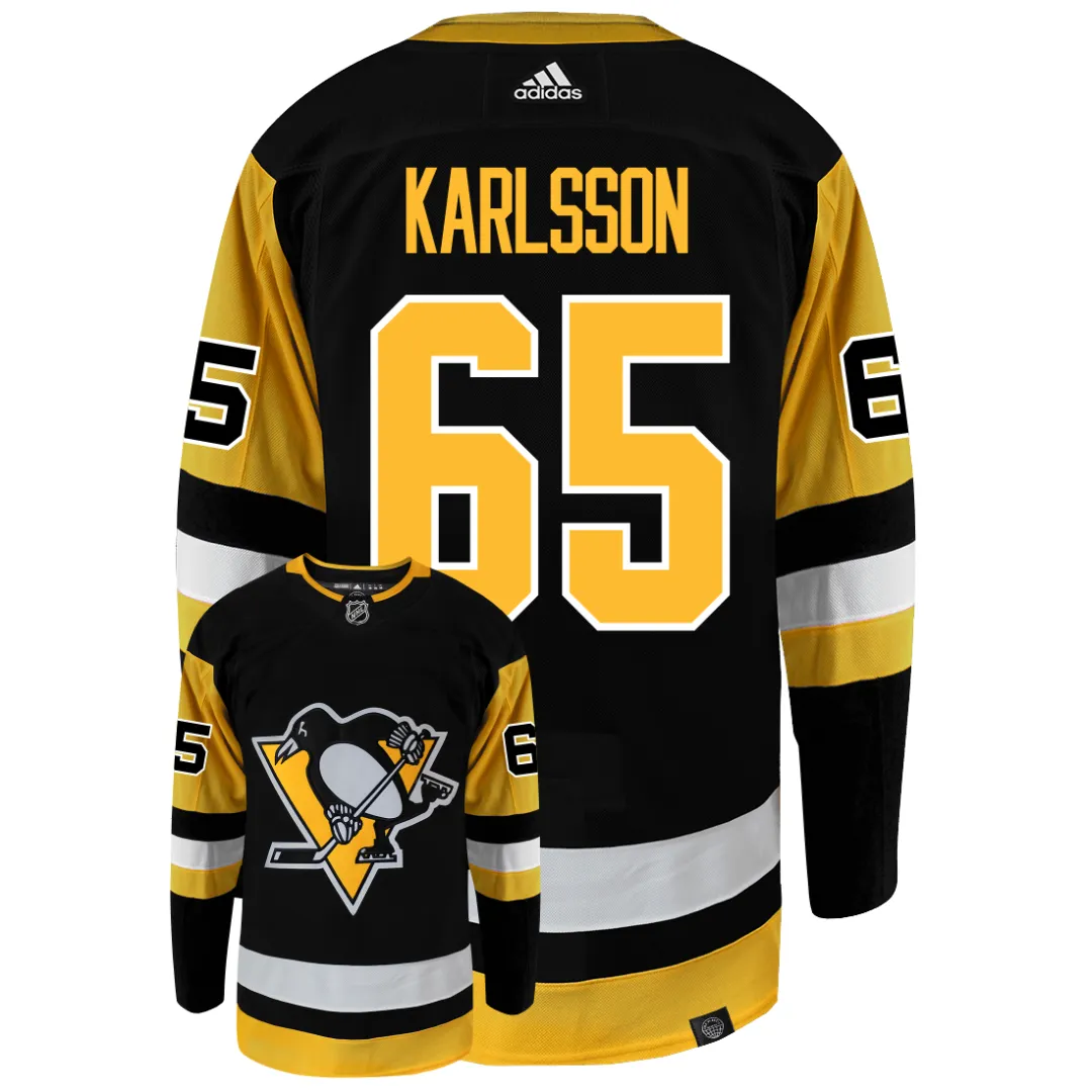 Erik Karlsson Pittsburgh Penguins Adidas Primegreen Authentic NHL Hockey Jersey     