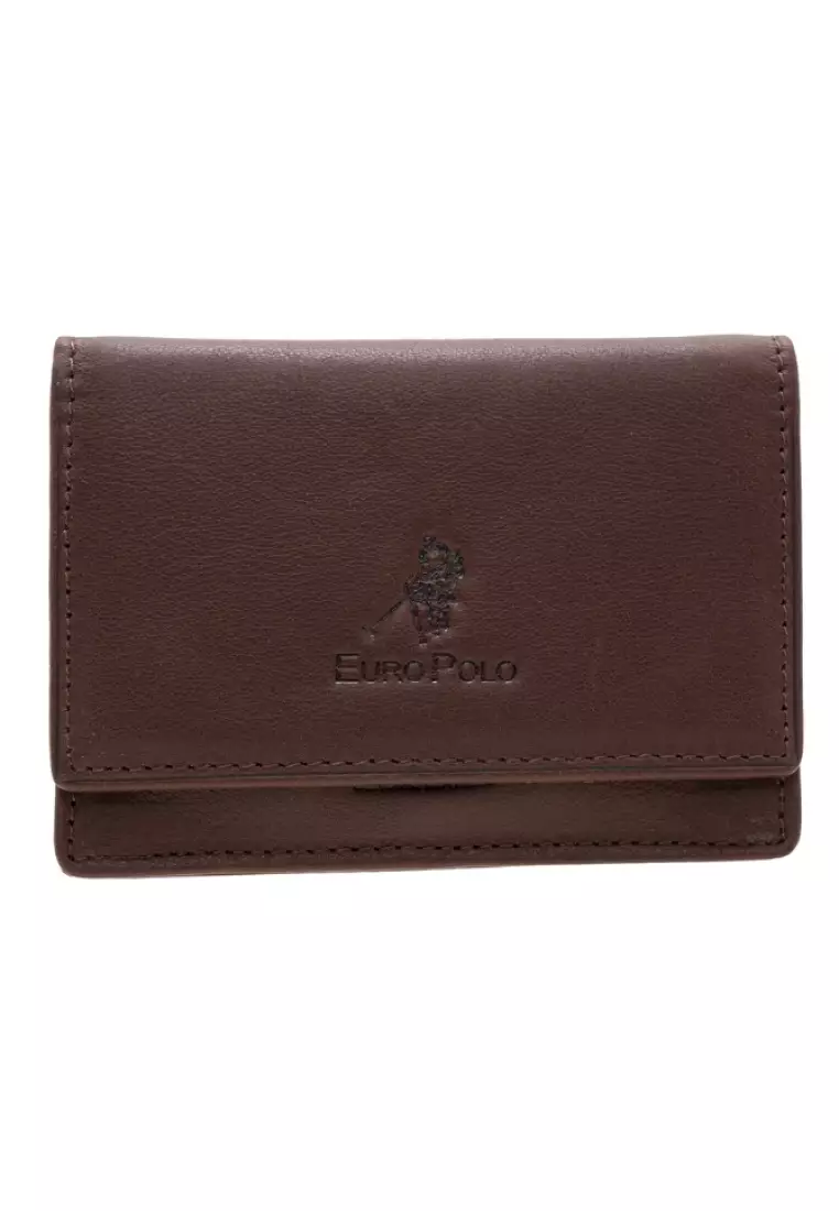 Euro Polo Euro Polo Grain Leather Small Multi Card Holder Wallet EWB 40164