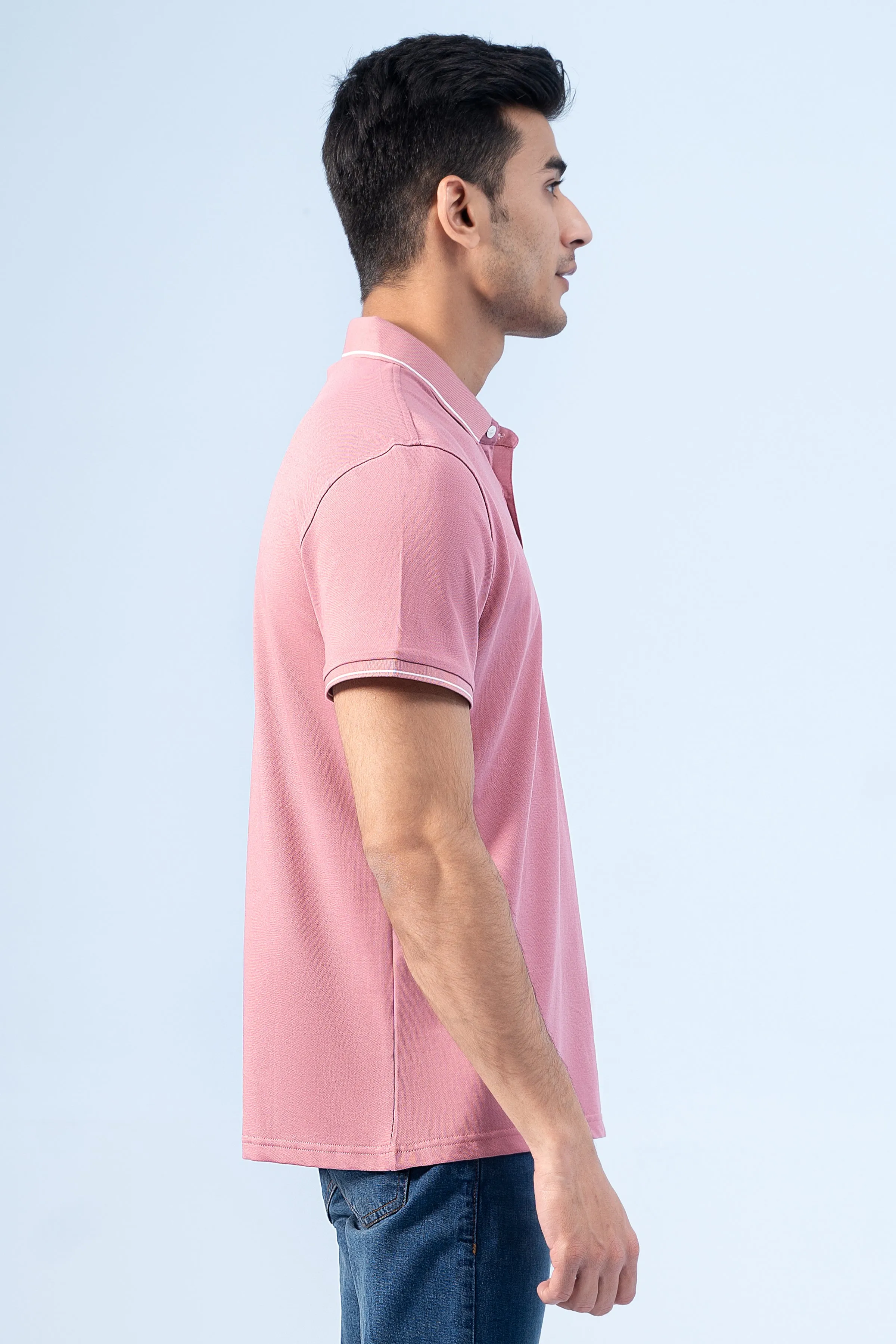 EXECUTIVE ICONIC POLO CORAL PINK