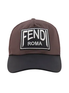 Fendi Logo Patch Baseball Cap