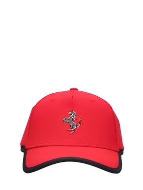 Ferrari   Logo stretch polyester baseball cap 